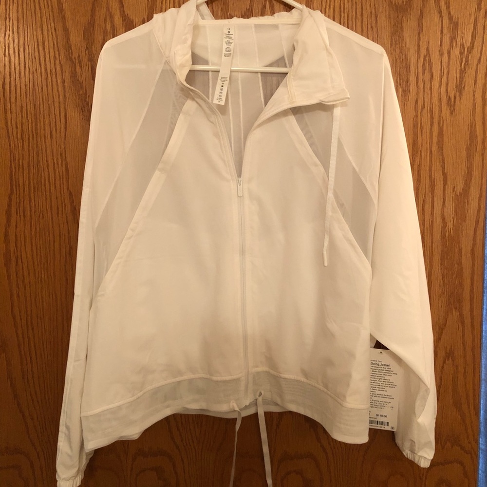 Lululemon Jacket, White, Size 12